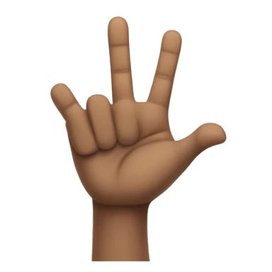 Third finger on your hand up sticker