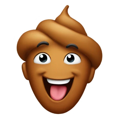 Happy poop sticker