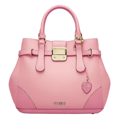 Pink guess handbag sticker