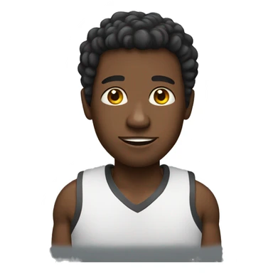 african american guy sticker