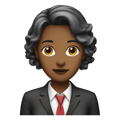 woman work office suit sticker