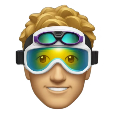 dettachable ski goggle lense sticker