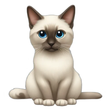 siamese-cat-angora sticker