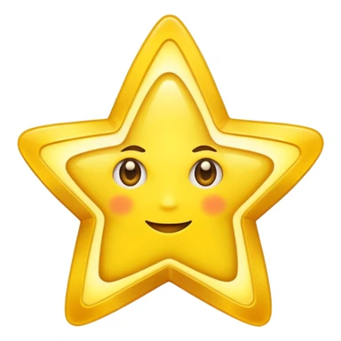 Real star with a body sticker