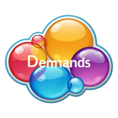 Create stickers with the words that demands attention, make them in a bubble-like shape, use any color palette that fits the best sticker