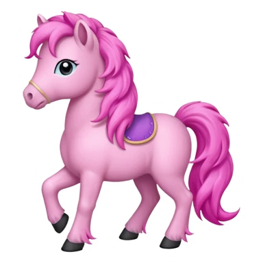 pink pony sticker