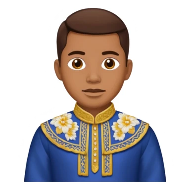 Men wearing barong Tagalog  sticker