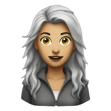 Female werewolf  sticker