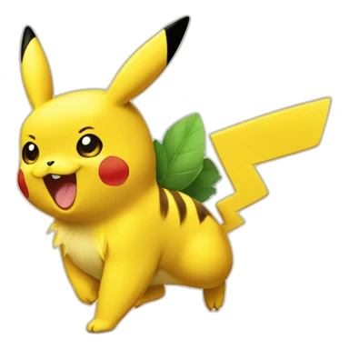 Pikachu dans boîte sticker