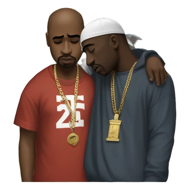 tupac bowing down to biggie sticker