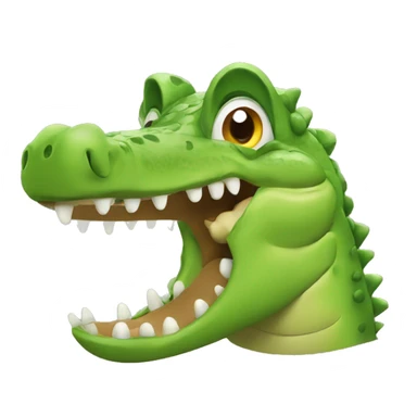 The crocodile does not understand sticker