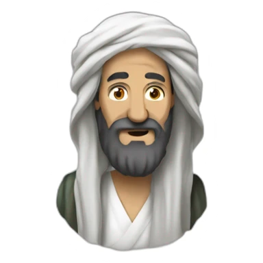 Ben Laden avec une quipa sticker