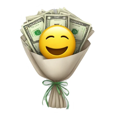 Money bouquet  sticker