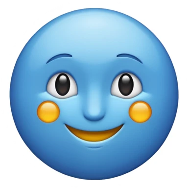 Emoji en forma de circulo de verificacion de color azul que el azul no sea tan claro ni tan oscuro sticker