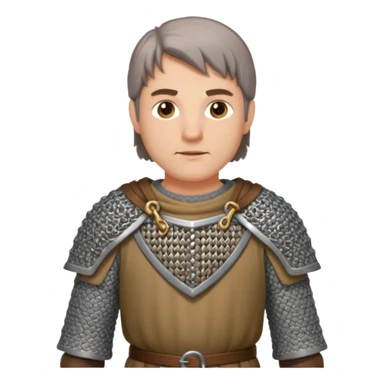 medieval man standing  sticker