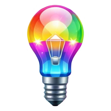 colorfull flash lights sticker
