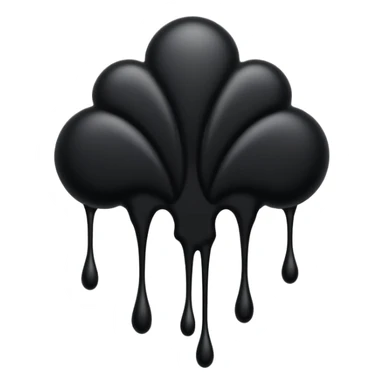 Spilled Ink Blot sticker