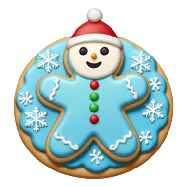 christmas cookie sticker