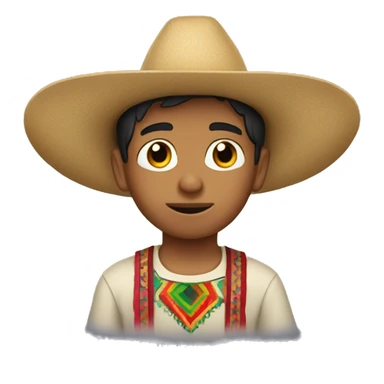 mexican boy pancho sticker