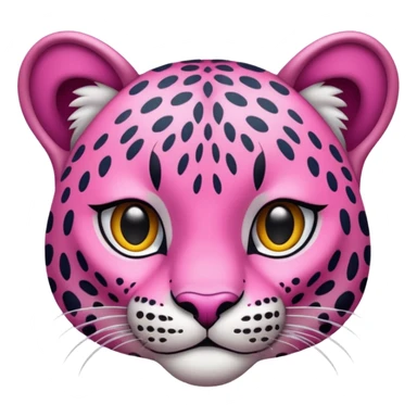 Lazo real color leopardo rosa  sticker