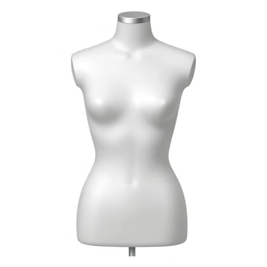 Fashion sample mannequin torso sticker