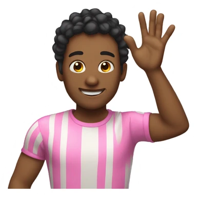 high five myself sticker