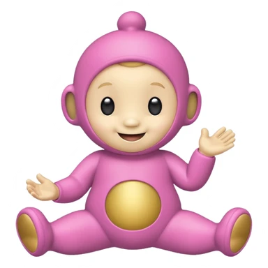teletubby pink sticker