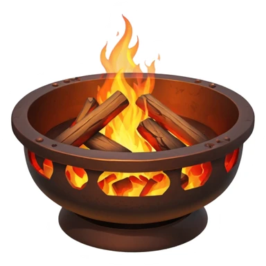 Forge Fire Pit in blacksmith item sticker