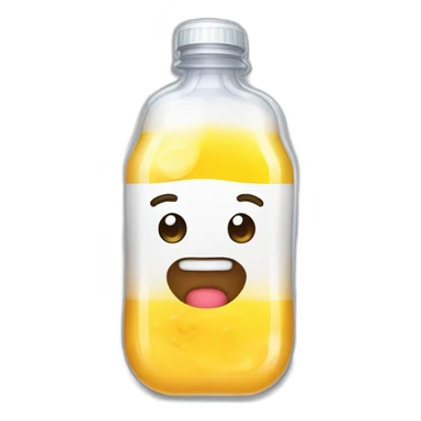 transparent energy drinking pouch sticker