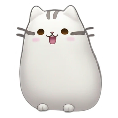 ghost pusheen sticker