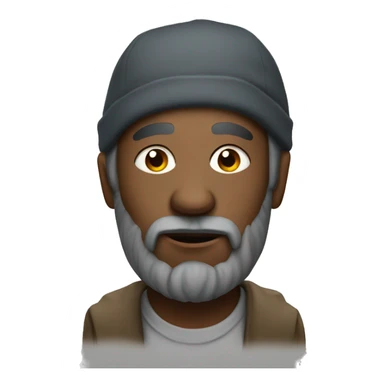 Homeless man sticker