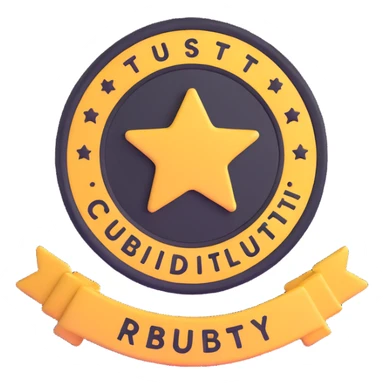 trust badge, reliability seal, credibility rating sticker