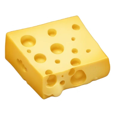 Queso amarillo con tocineta  sticker