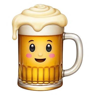 Créame un emojic relacionado con estos 👍🏼🍺 sticker