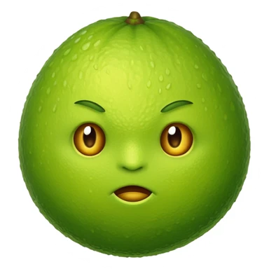 Feisty lime sticker