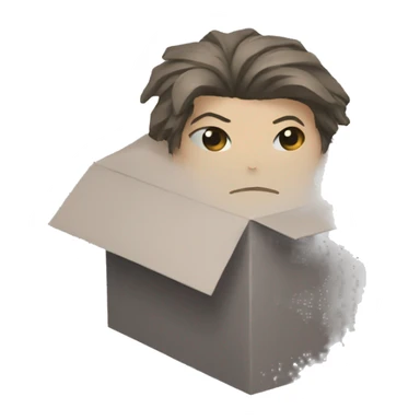 Solid snake under a box sticker