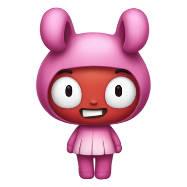 Scary my melody  sticker