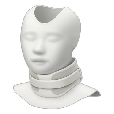 Neck brace sticker