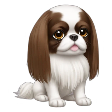 Dog breeder japanese chin sticker