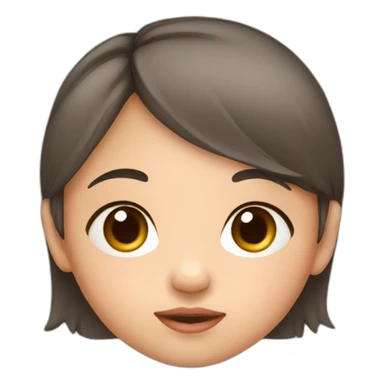 newborn half asian girl sticker