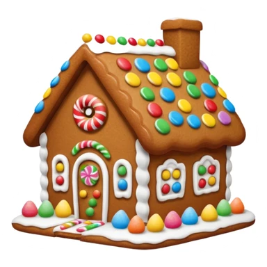 Gingerbread house sticker
