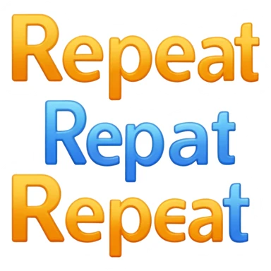 repeat sticker