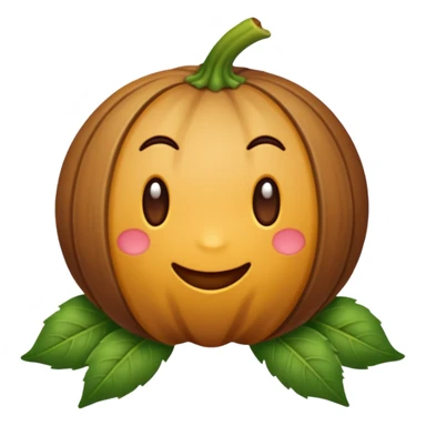 Crie um emoji de laço marrom sticker