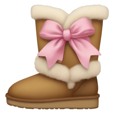 Cute uggs with bows sticker