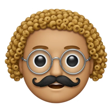 mustache monocle emojis sticker