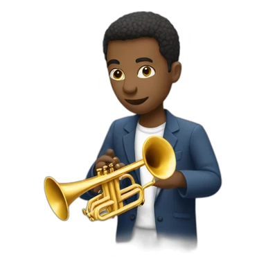 Trumpeter sticker