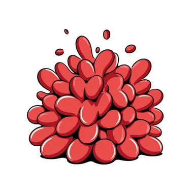 red blood cells sticker