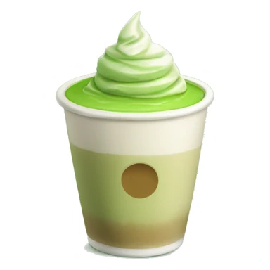 Cup of Matcha Latte  sticker
