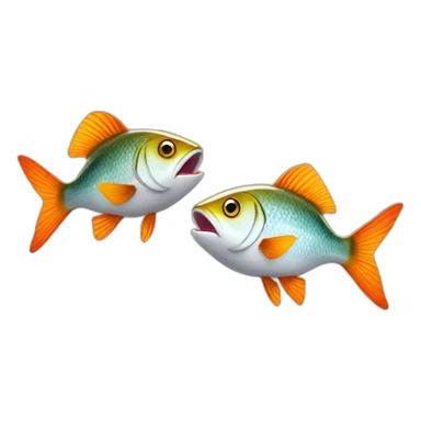 Chat qui mange un poisson  sticker