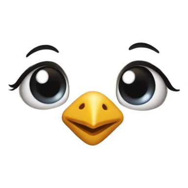 little funny chick with down syndrome sticker